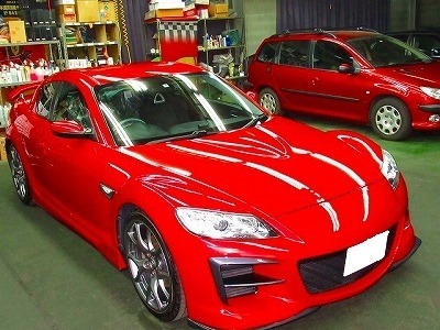 ｍａｚｄａ マツダ ｒｘ 8 タイプｇ Se3p 車磨き研究所の施工ギャラリー