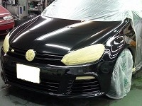 Volkswaden　フォルクスワーゲン　ゴルフ　R　マスキング中