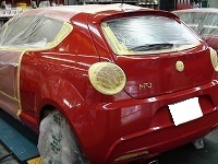 Alfa　Romeo　アルファロメオ　ミト　1.6JTDM　マスキング終了