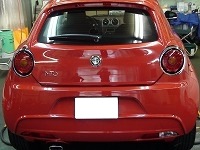 Alfa Romeo　アルファロメオ　ＭＩＴＯ　1.6　ＪＴＤ　磨き前