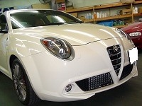 Alfa Romeo 　アルファロメオ　ミト クアドリフォリオ ヴェルデ　コーティング終了