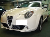 Alfa Romeo 　アルファロメオ　ミト クアドリフォリオ ヴェルデ　コーティング終了