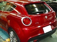 Alfa　Romeo　ミト　クアドリフォリオ　ヴェルデ　コーティング終了