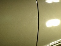 BMW　ビーエムダブリュー　320i　スポーティダイヤモンド 　磨き前傷