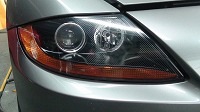BMW　ビーエムダブル　Z4　2.5　ライト磨き前