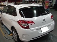 CITROËＮ　シトロエン　Ｃ4　エクスクルーシブ　磨き前