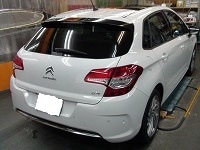 CITROËＮ　シトロエン　Ｃ4　エクスクルーシブ　磨き前