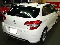 CITROËＮ　シトロエン　Ｃ4　エクスクルーシブ　コーティング終了