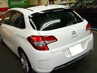 CITROËＮ　シトロエン　Ｃ4　エクスクルーシブ　コーティング終了