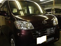 DAIHATU　ダイハツ　タント　エグゼ　磨き前