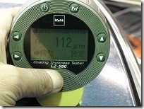 HONDA　ホンダ　ユーロR　磨き前膜厚