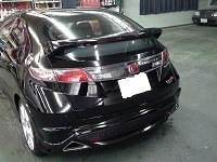 HONDA　ホンダ　シビック　タイプRユーロ　磨き前