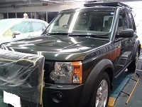 LAND　ROVER　ランドローバー　ディスカバリー　HSE　マスキング中