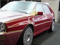 Lancia　ランチア　デルタ　HF Integrale 16v Evoluzione II　マスキング中