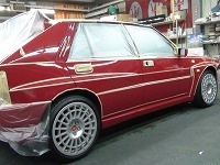 Lancia　ランチア　デルタ　HF Integrale 16v Evoluzione II　マスキング中