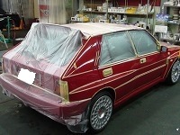 Lancia　ランチア　デルタ　HF Integrale 16v Evoluzione II　マスキング中