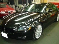 MASERATI　マセラティ　クワトロポルテ　スポーツGTS　エクセペル・ペイントプロテクションフィルム　施工終了