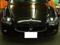 MASERATI　マセラティ　クワトロポルテ　スポーツGTS　エクセペル・ペイントプロテクションフィルム　施工終了