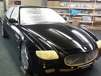 MASERATI　マセラティ　クアトロポルテ　エクゼクティブＧＴ　磨き前