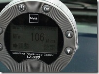 MAZDA　マツダ　ユーノスロードスター　磨き前膜厚
