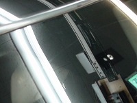 Mercedes-Benz　メルセデスベンツ　Ｃ180　フロントガラス磨き前