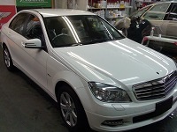 Mercedes-Benz メルセデスベンツ　Ｃ200　Ｂｌｕｅ　ＥＦＩＣＩＥＮＣＹ　125iEdition　磨き前