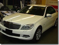 Mercedes-Benz メルセデスベンツ　Ｃ200　Ｂｌｕｅ　ＥＦＩＣＩＥＮＣＹ　125iEdition　コーティング終了