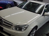 Mercedes-Benz　メルセデスベンツ　Ｃ200　ＣＧ I　ＢｌｕｅＥＦＦＩＣＩＥＮＣＹ　アバンギャルド　磨き前