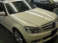 Mercedes-Benz　メルセデスベンツ　Ｃ200　ＣＧ I　ＢｌｕｅＥＦＦＩＣＩＥＮＣＹ　アバンギャルド　磨き前