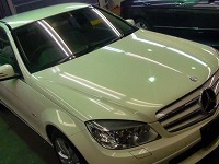 Mercedes-Benz　メルセデスベンツ　Ｃ200　ＣＧ I　ＢｌｕｅＥＦＦＩＣＩＥＮＣＹ　アバンギャルド　コーティング終了