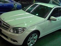 Mercedes-Benz　メルセデスベンツ　Ｃ200　ＣＧ I　ＢｌｕｅＥＦＦＩＣＩＥＮＣＹ　アバンギャルド　コーティング終了