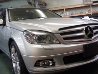 Mercedes-Benz　メルセデスベンツ　Ｃ200　ＢｌｕｅＥＦＦＩＣＩＥＮＣＹ　アバンギャルド　磨き前