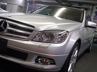 Mercedes-Benz　メルセデスベンツ　Ｃ200　ＢｌｕｅＥＦＦＩＣＩＥＮＣＹ　アバンギャルド　磨き前