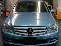 Mercedes-Benz　メルセデスベンツ　Ｃ200　Ｂｌｕｅ　ＥＦＦＩＣＩＥＮＣＹ　アバンギャルド　磨き前