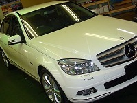 Mercedes-Benz　メルセデスベンツ　Ｃ200　ＢｌｕｅＥＦＦＩＣＩＥＮＣＹ　アバンギャルド　コーティング終了