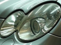 Mercedes-Benz　メルセデスベンツ　ＣＬＫ240　ライトカバー磨き前