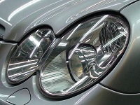 Mercedes-Benz　メルセデスベンツ　ＣＬＫ240　ルーマー・ヘッドライトプロテクションフィルム施工終了