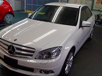 Mercedes-Benz　メルセデスベンツ　Ｃ250　ＣＧ I  BlueEFFICUENCY　アバンギャルド　コーティング終了