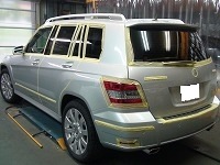 Mercedes-Benz　メルセデスベンツ　ＧＬＫ300　マスキング中