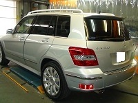 Mercedes-Benz　メルセデスベンツ　ＧＬＫ300　コーティング終了