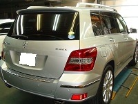 Mercedes-Benz　メルセデスベンツ　ＧＬＫ300　コーティング終了