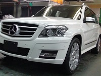 Mercedes-Benz　メルセデスベンツ　ＧＬＫ300　ラグジュアリーインテリアパッケージ　磨き前