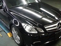 Mercedes-Benz　メルセデスベンツ　Ｅ350　クーペ AMG　スポーツパッケージ　磨き前