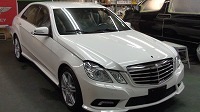 Mercedes-Benz　メルセデスベンツ　Ｅ350　アバンギャルド　ＡＭＧスポーツパッケージ　磨き前