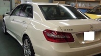 Mercedes-Benz　メルセデスベンツ　Ｅ350　アバンギャルド　ＡＭＧスポーツパッケージ　磨き前