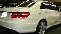 Mercedes-Benz　メルセデスベンツ　Ｅ350　アバンギャルド　コーティング終了