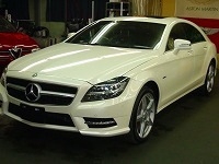 Mercedes-Benz　メルセデスベンツ　ＣＬＳ350　Ｂｌｕｅ　ＥＦＦＩＣＩＥＮＣＹ　ＡＭＧスポーツパッケージ　コーティング終了