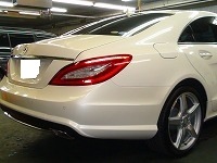 Mercedes-Benz　メルセデスベンツ　ＣＬＳ350　Ｂｌｕｅ　ＥＦＦＩＣＩＥＮＣＹ　ＡＭＧスポーツパッケージ　コーティング終了