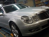 Mercedes-Benz　メルセデスベンツ　Ｅ350　アバンギャルド　ツーリングワゴン　ＡＭＧパッケージ　磨き前