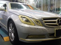 Mercedes-Benz　メルセデスベンツ　Ｅ350　クーペ　磨き前